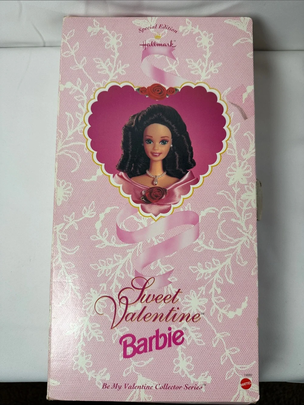 Hallmark Pink and White Sweet Valentine Barbie Collector Box